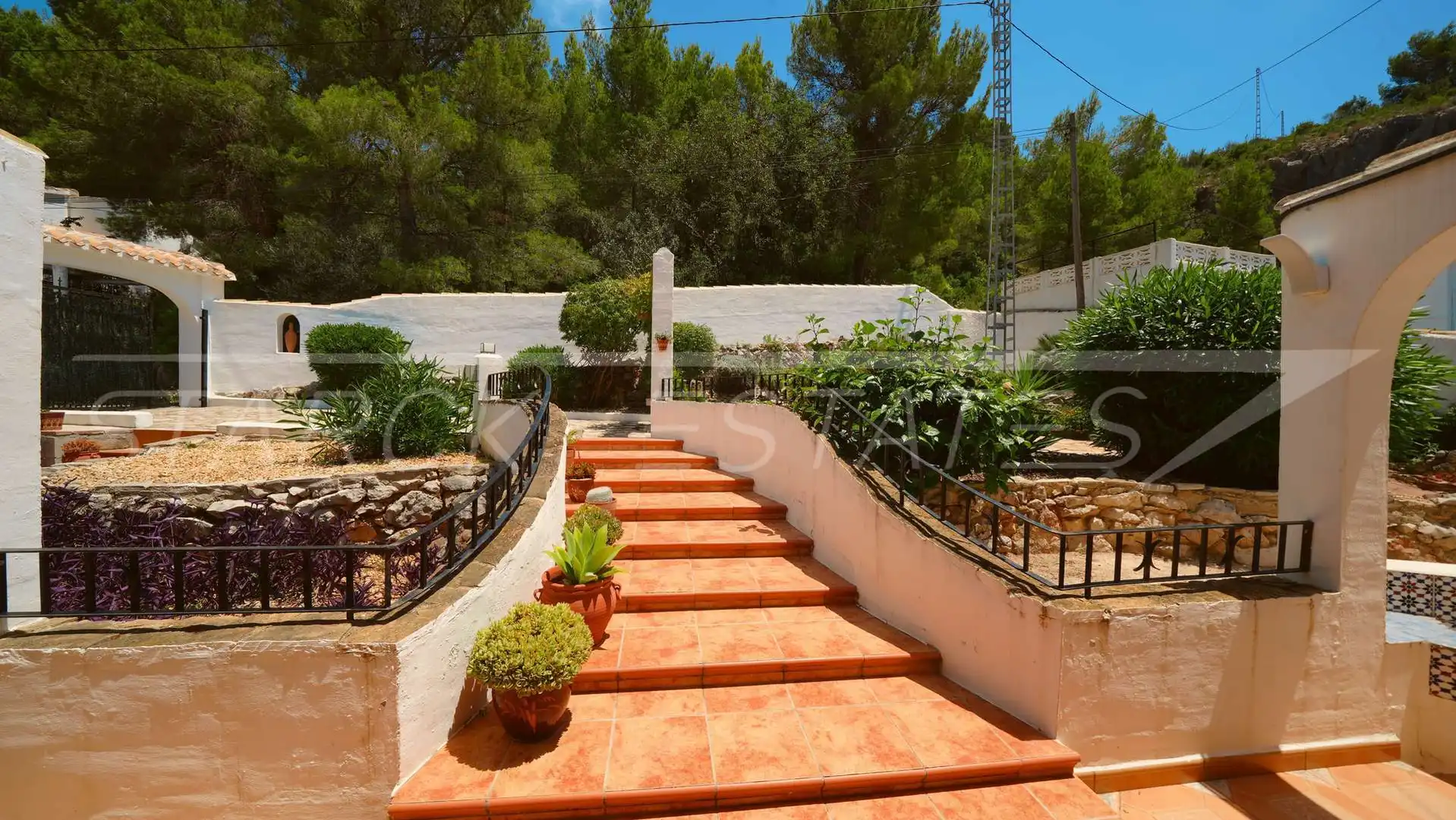 Jardí de Casa o xalet en venda en Benidoleig amb Aire condicionat, Jardí privat i Piscina