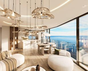 Sala d'estar de Dúplex en venda en Finestrat amb Aire condicionat, Jardí privat i Jacuzzi