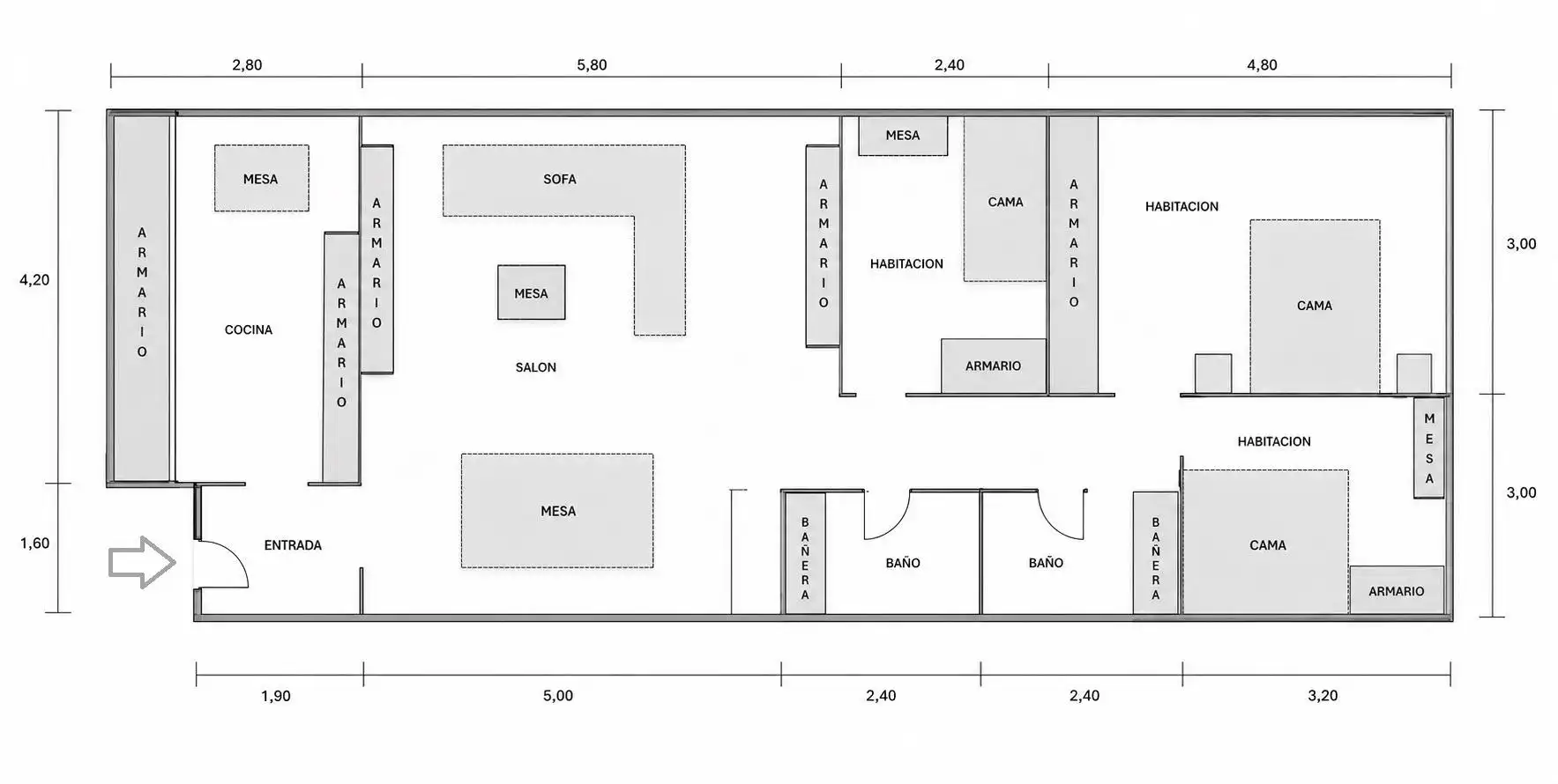 Wohnung mit Aufzug zum Verkauf in Carrer de la Mineria, imagen 53