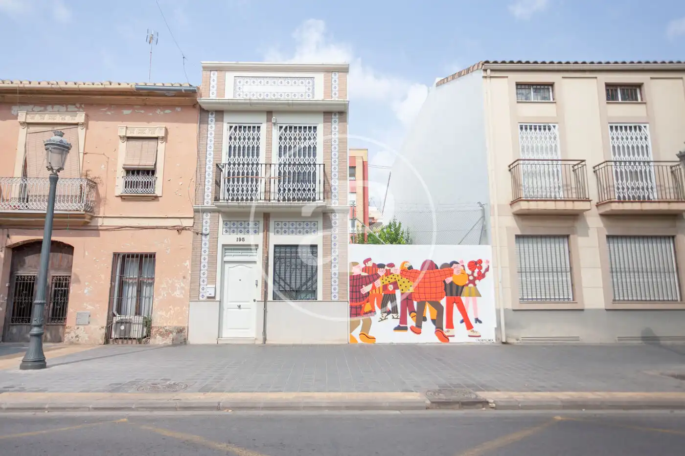 Außenansicht von Wohnung zur Miete in Valencia mit Klimaanlage, Heizung und Terrasse