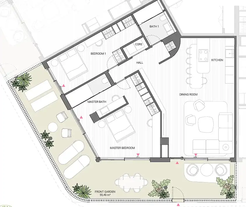 Apartamento con jardín en venta en Los Pacos, imagen 27