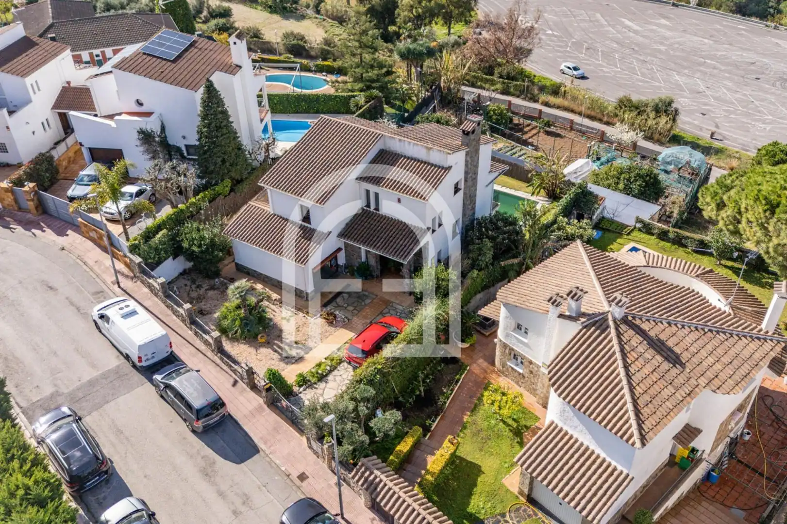 Vista exterior de Casa o chalet en venta en Teià con Calefacción, Jardín privado y Terraza