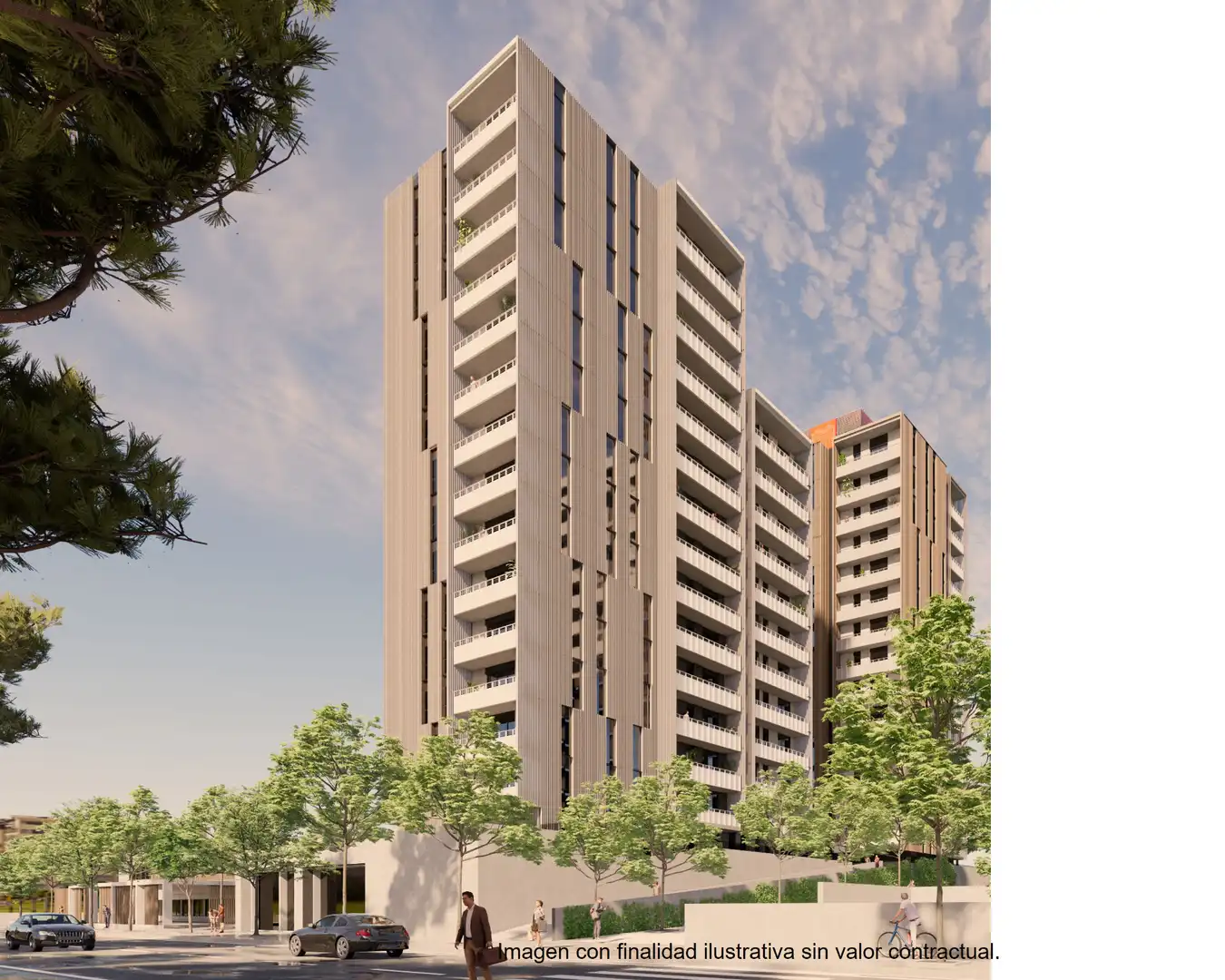 Vista exterior de Piso en venta en Esplugues de Llobregat con Aire acondicionado, Calefacción y Parquet