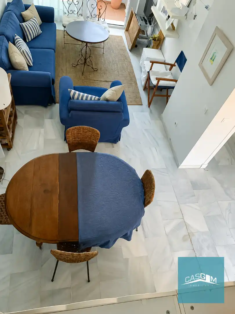 Comedor de Dúplex en venta en Islantilla con Terraza, Amueblado y Piscina comunitaria