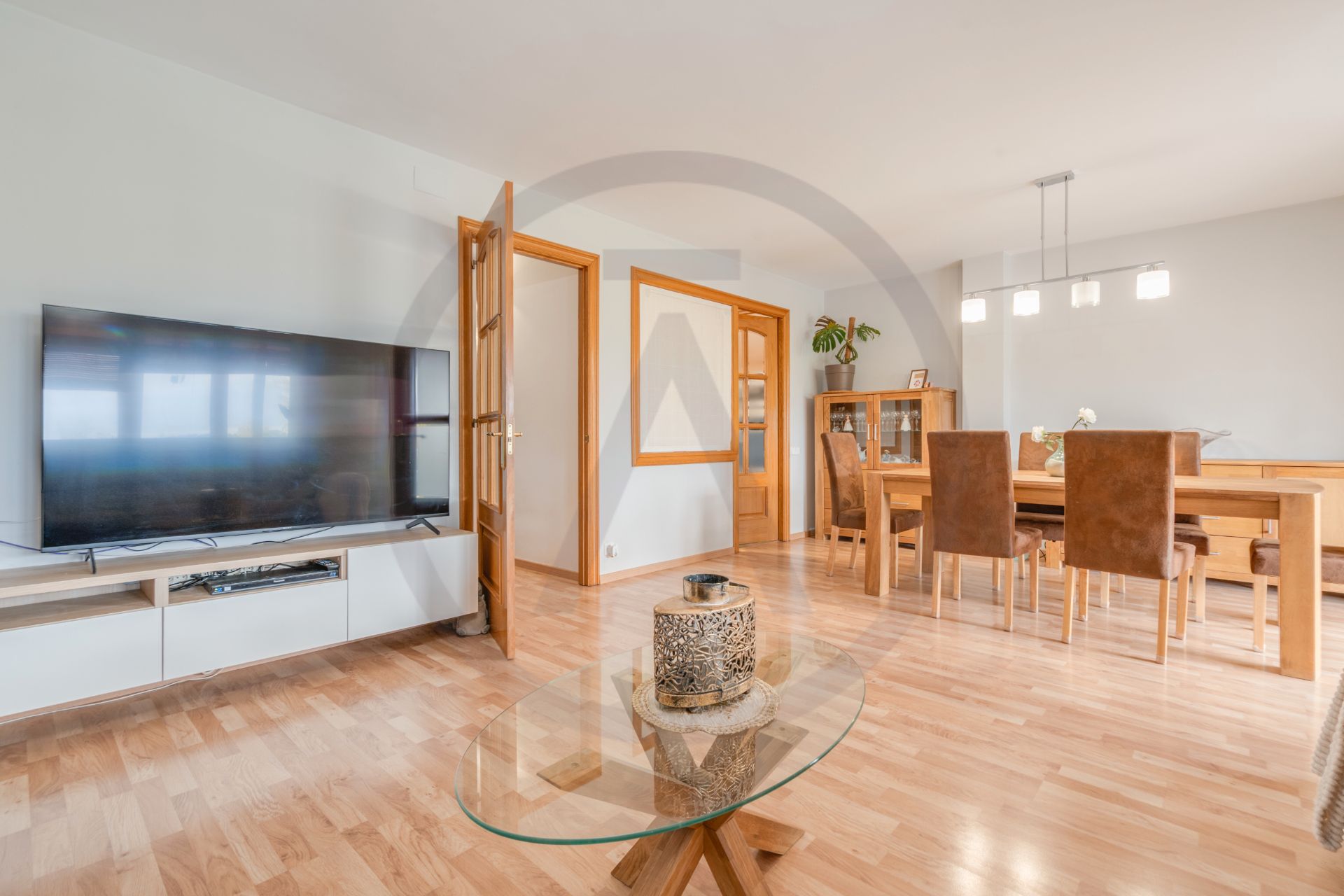 Living room of House or chalet for sale in Viladecavalls  with Heating, Private garden and Parquet flooring