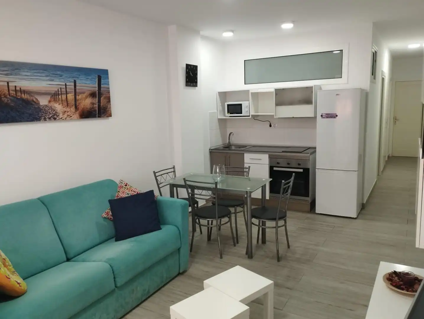 Küche von Wohnungen zur Miete in Las Palmas de Gran Canaria mit Klimaanlage, Terrasse und Möbliert