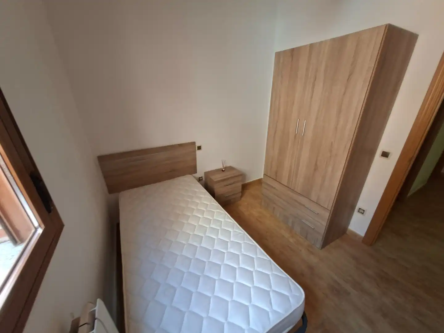Bedroom of Flat for rent in Villaluenga de la Sagra  with Air Conditioner, Heating and Furnished