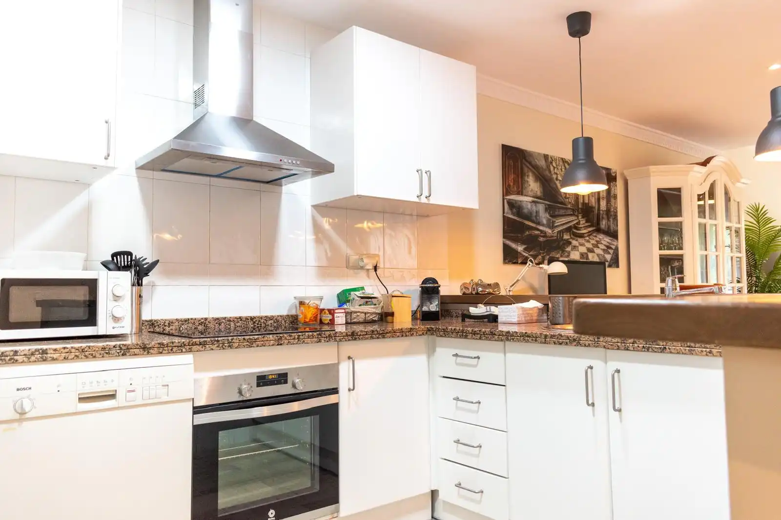 Küche von Maisonette zur Miete in Marbella mit Schwimmbad, Möbliert und Gemeinschaftspool