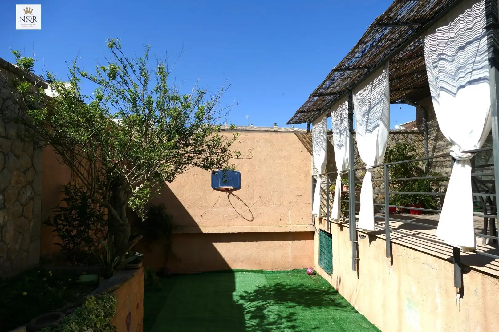 Terrasse von Haus oder Chalet zur Miete in Binissalem mit Klimaanlage, Heizung und Privatgarten