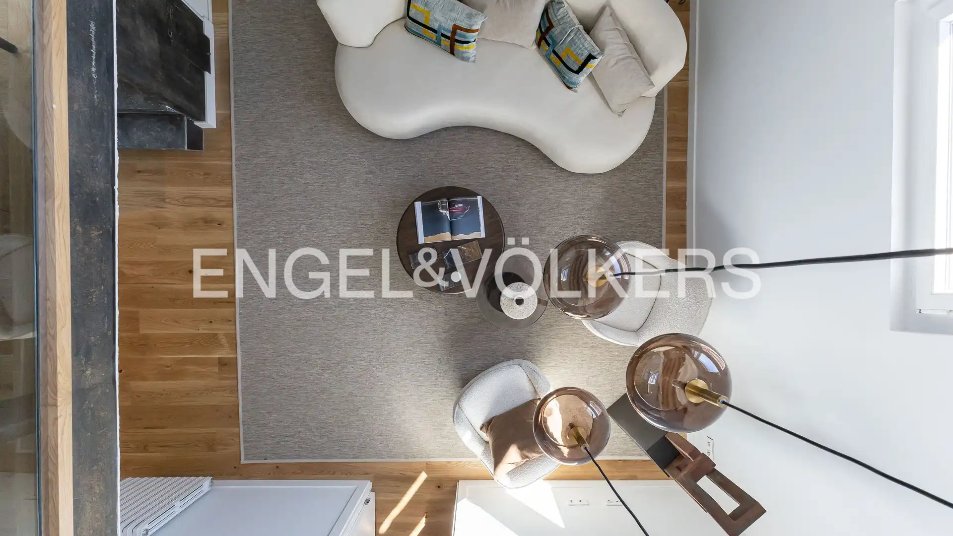 Sala de estar de Ático en venta en  Madrid Capital con Aire acondicionado, Calefacción y Parquet
