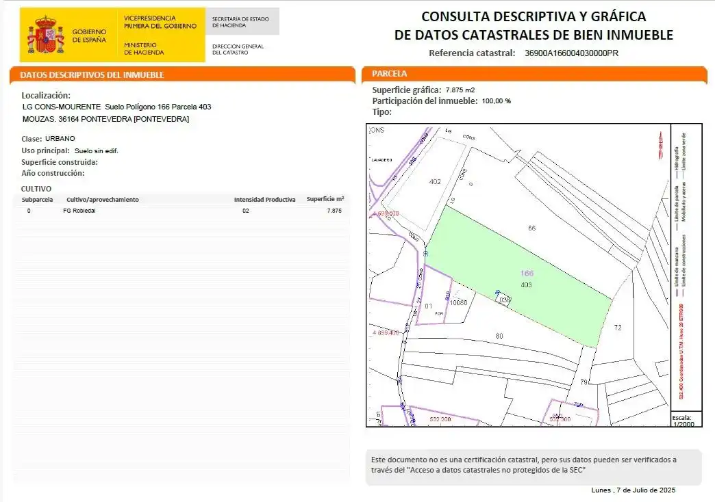Terreny residencial en venda a Lugar CONS-MOURENTE 21, imagen 11