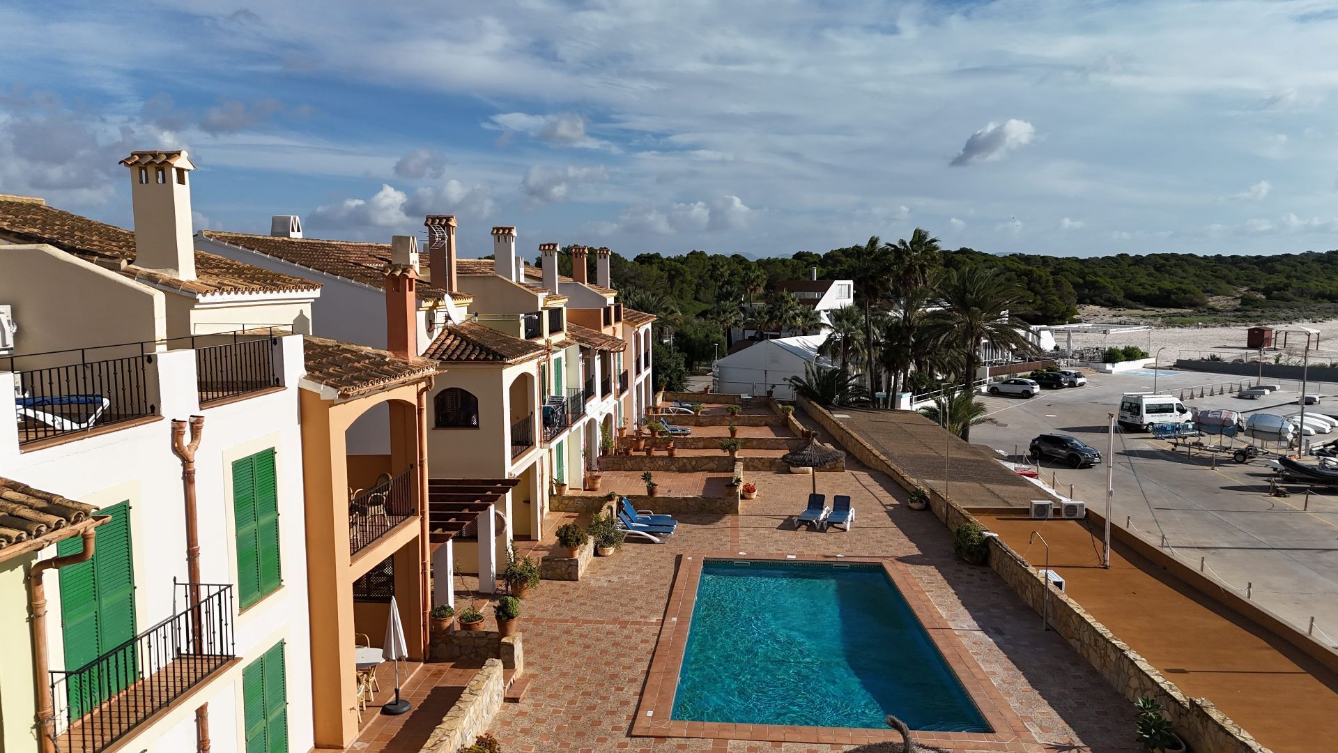 Vista exterior de Apartament de lloguer en Campos amb Aire condicionat, Calefacció i Jardí privat