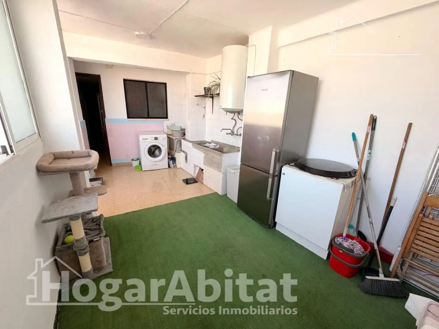 Kitchen of Flat for sale in Cheste  with Air Conditioner, Heating and Terrace