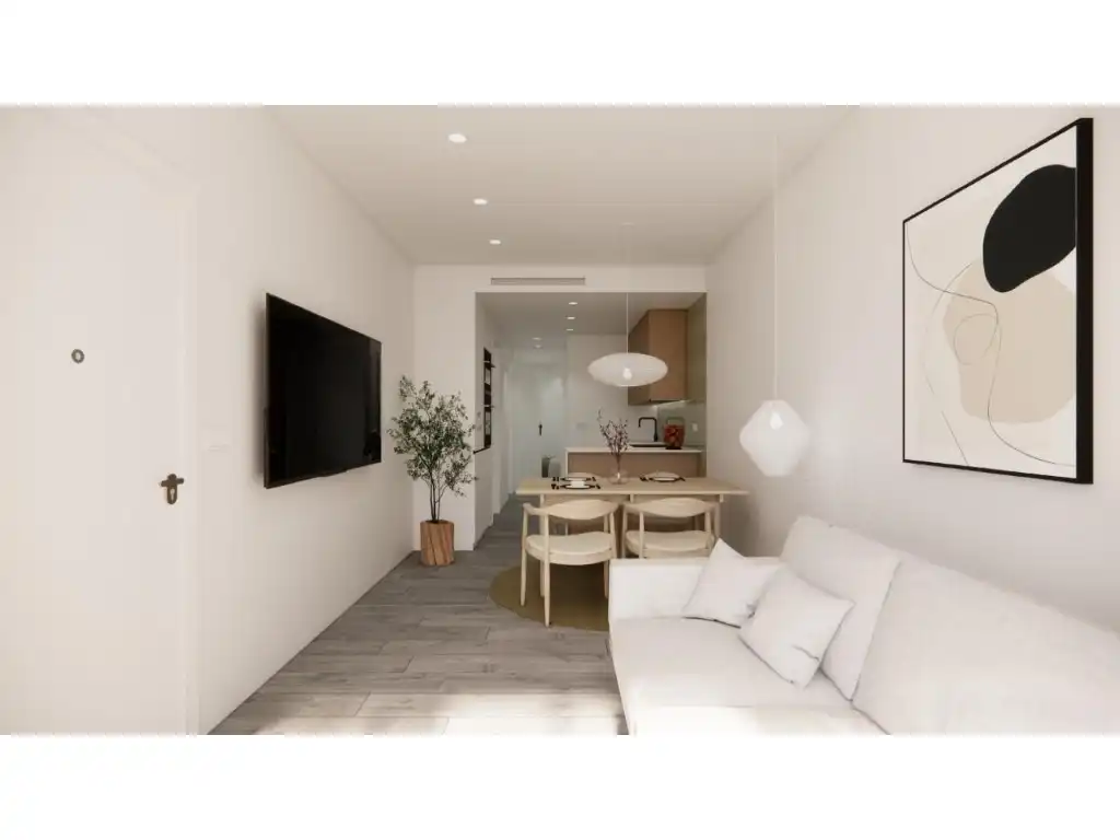 Sala de estar de Apartamento en venta en Pilar de la Horadada con Aire acondicionado y Piscina
