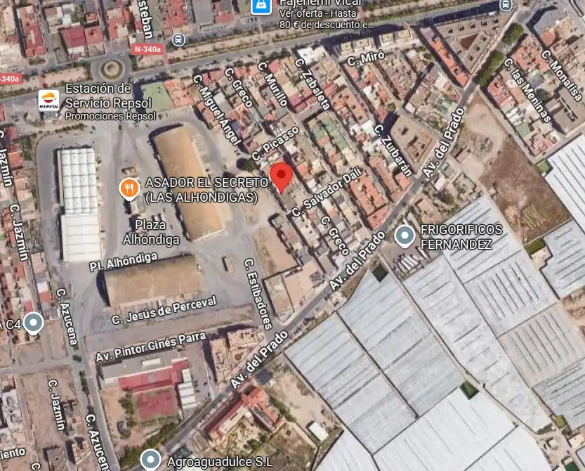 Vista exterior de Pis en venda en Vícar
