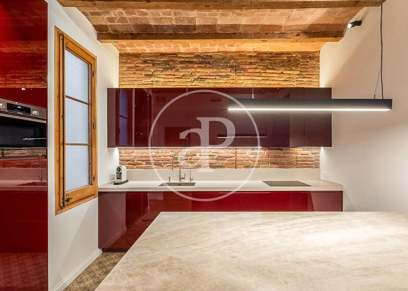 Kitchen of Flat for sale in Barcelona  with Air Conditioner, Heating and Terrace