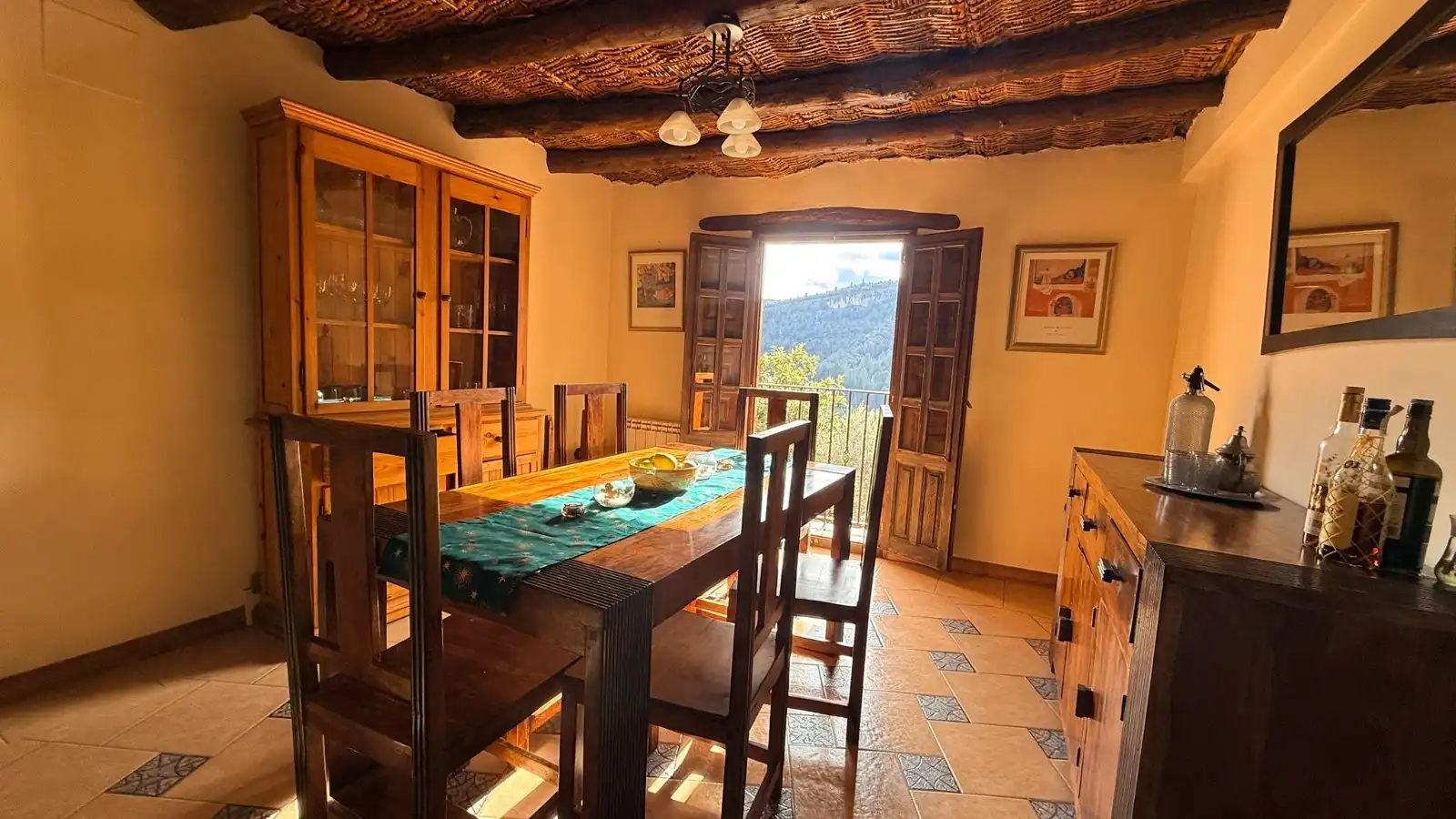 Menjador de Casa o xalet en venda en Castellote amb Terrassa i Traster