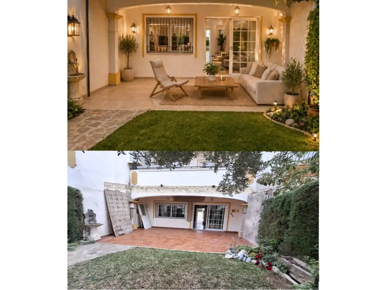 Garden of Detached homes for sale in Marbella  with Terrace and Community pool