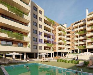 Swimming pool of Flat for sale in Cuenca Capital  with Heating, Terrace and Storage room