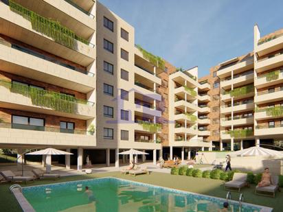 Swimming pool of Flat for sale in Cuenca Capital  with Heating, Terrace and Storage room