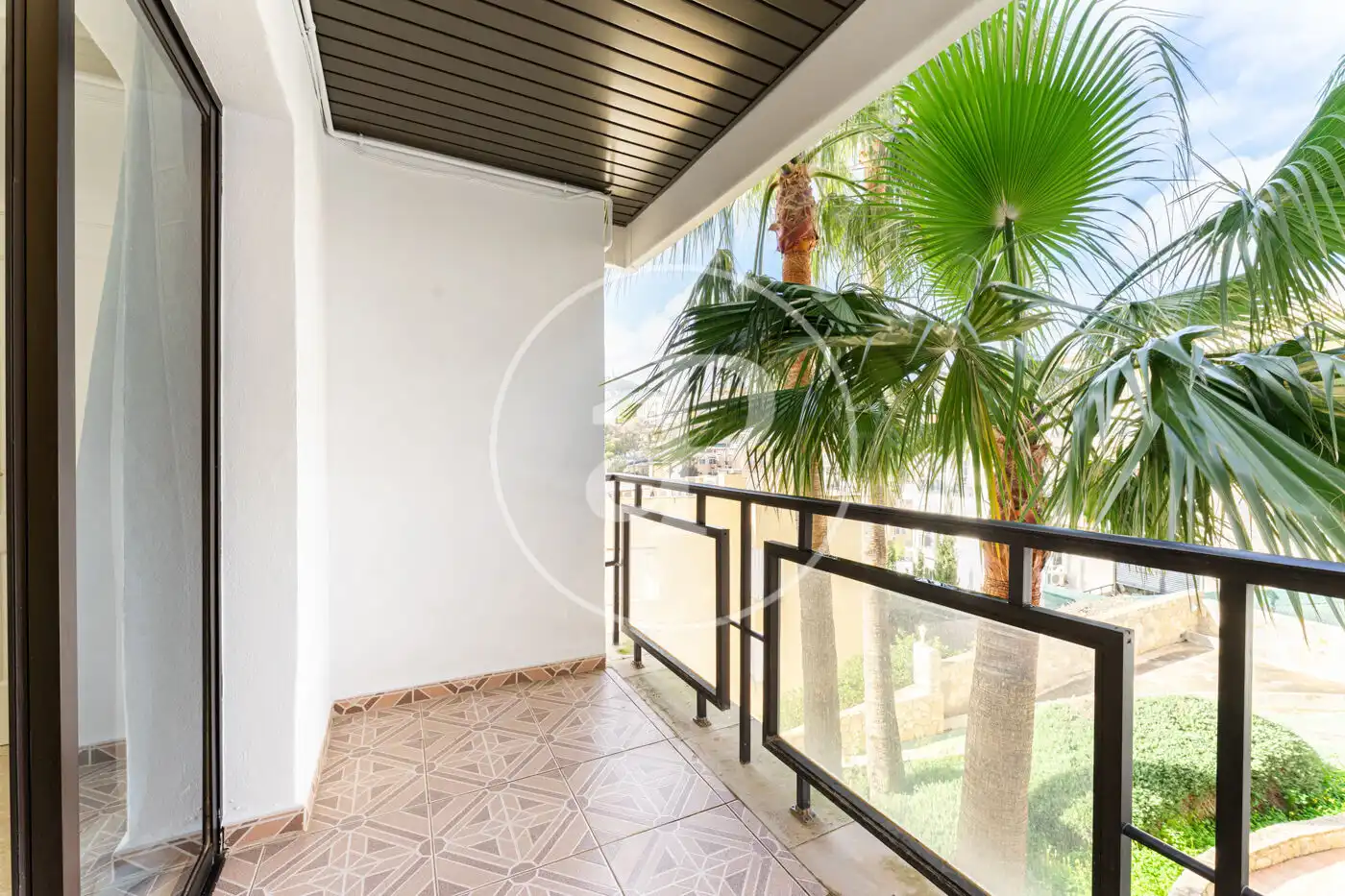 Balcony of Flat for rent in  Palma de Mallorca  with Air Conditioner, Heating and Terrace
