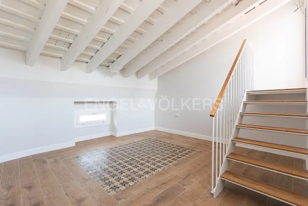 Sala de estar de Ático en venta en Valencia con Aire acondicionado, Calefacción y Terraza