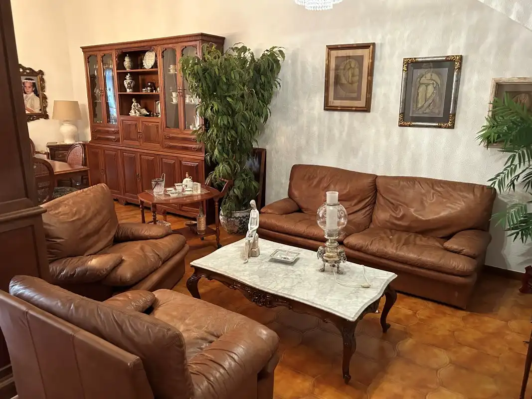 Living room of Houses for sale in L'Alqueria de la Comtessa  with Air Conditioner, Terrace and Furnished