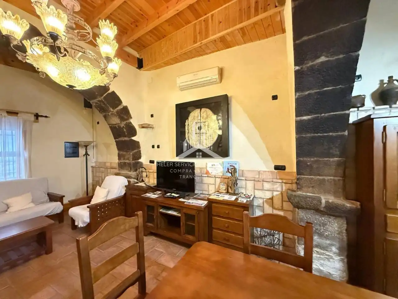Sala d'estar de Finca rústica en venda en Cabanes amb Aire condicionat, Calefacció i Terrassa