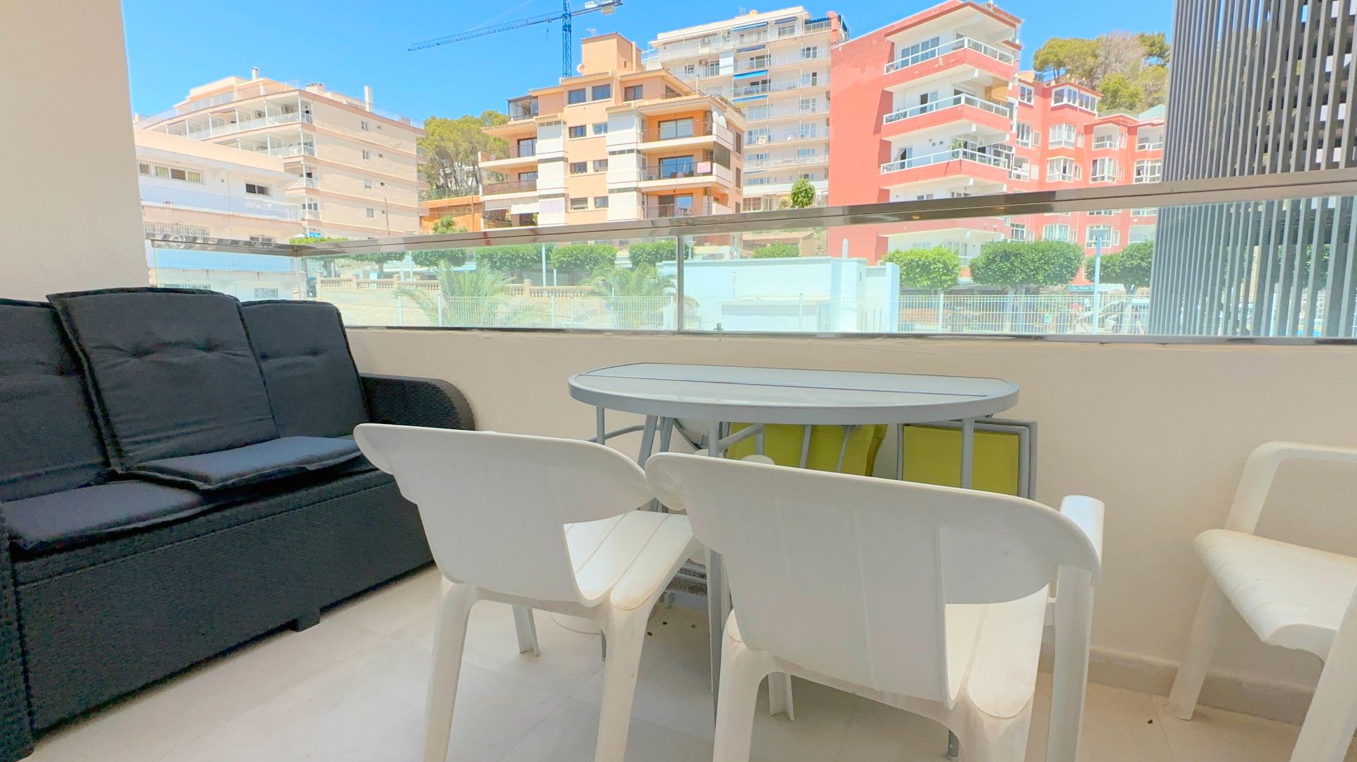 Terraza de Apartamento de alquiler en Calvià con Aire acondicionado, Terraza y Amueblado