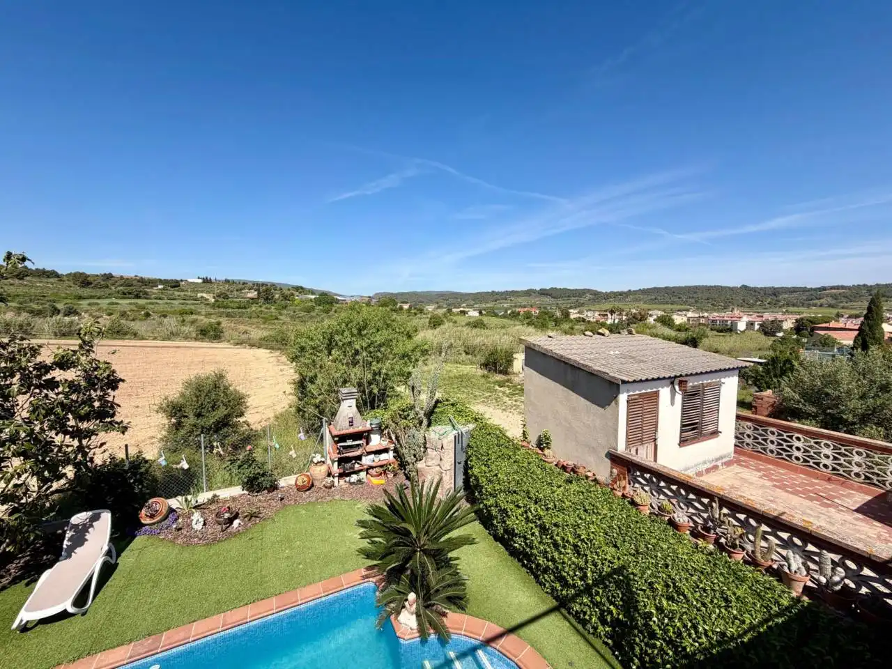Garden of Houses for sale in Sant Pere de Riudebitlles  with Air Conditioner, Heating and Private garden