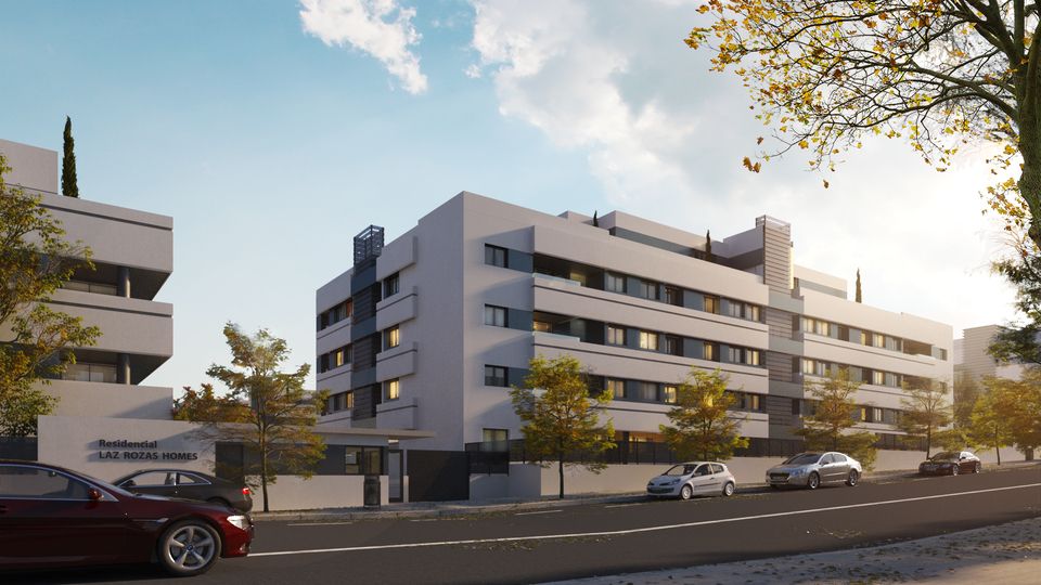 Vista exterior de Pis en venda en Las Rozas de Madrid amb Terrassa
