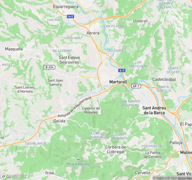Vista exterior de Pis en venda en Martorell