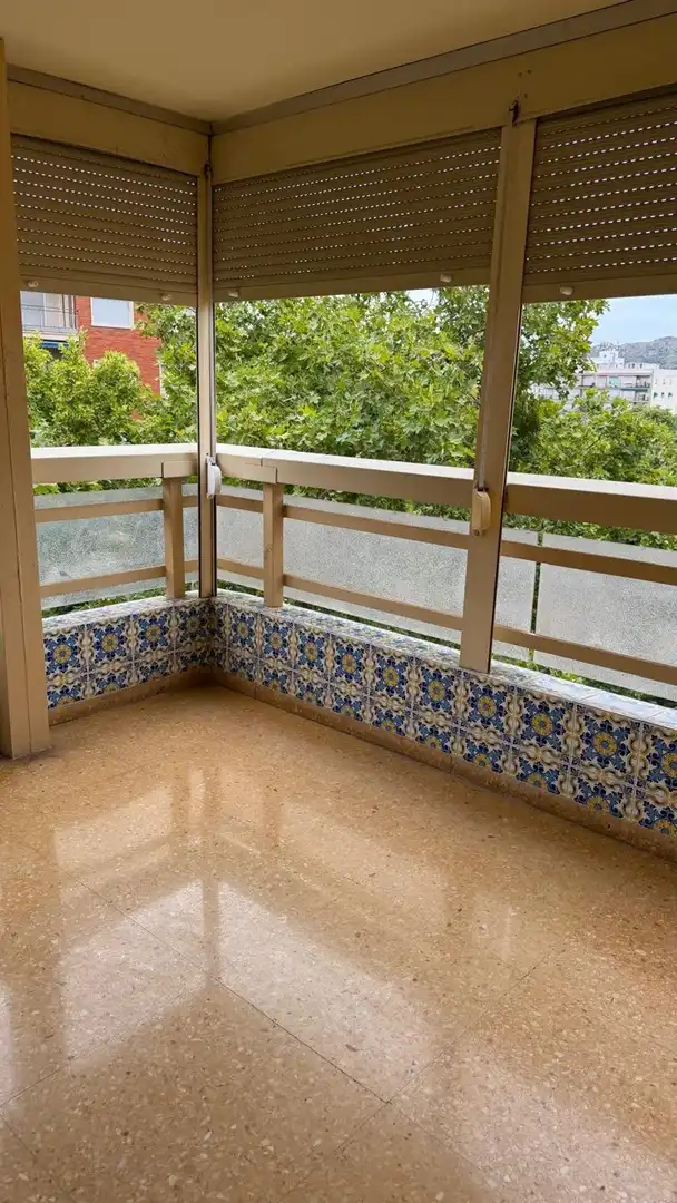 Terrasse von Wohnung zur Miete in Xàtiva mit Klimaanlage, Terrasse und Ofen
