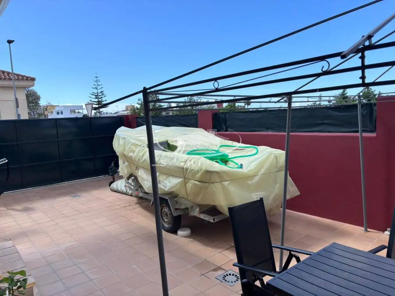 Parking of Detached homes for sale in Sanlúcar de Barrameda  with Air Conditioner, Heating and Private garden