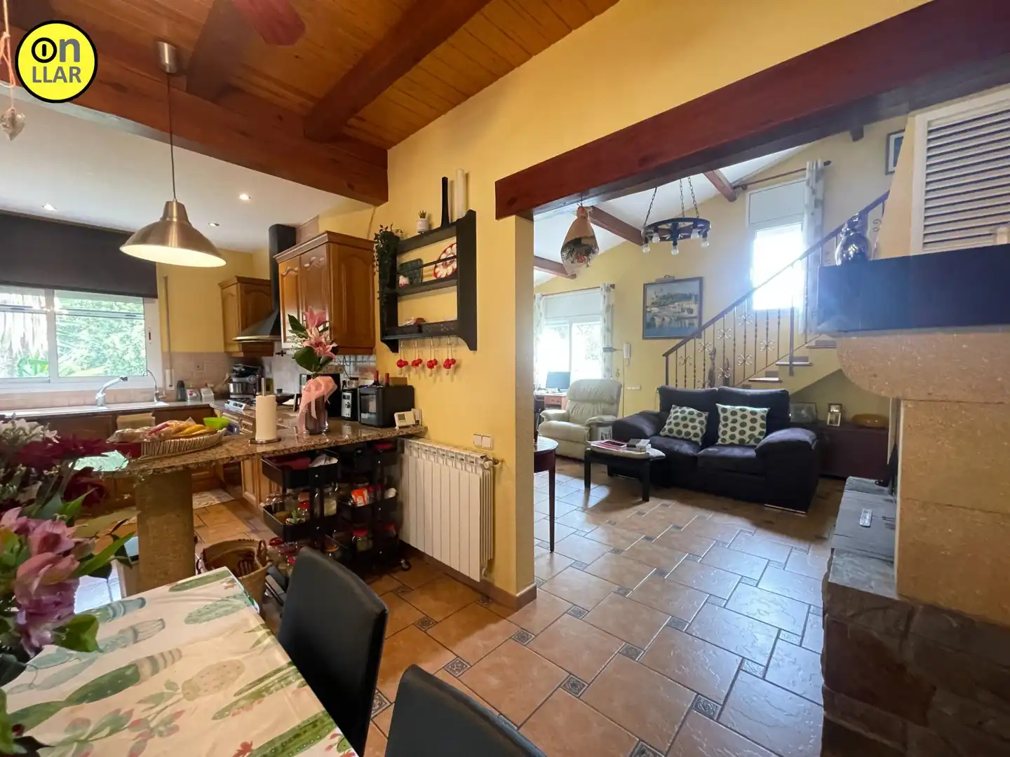 Cocina de Casa o chalet en venta en L'Ametlla del Vallès con Calefacción, Jardín privado y Terraza