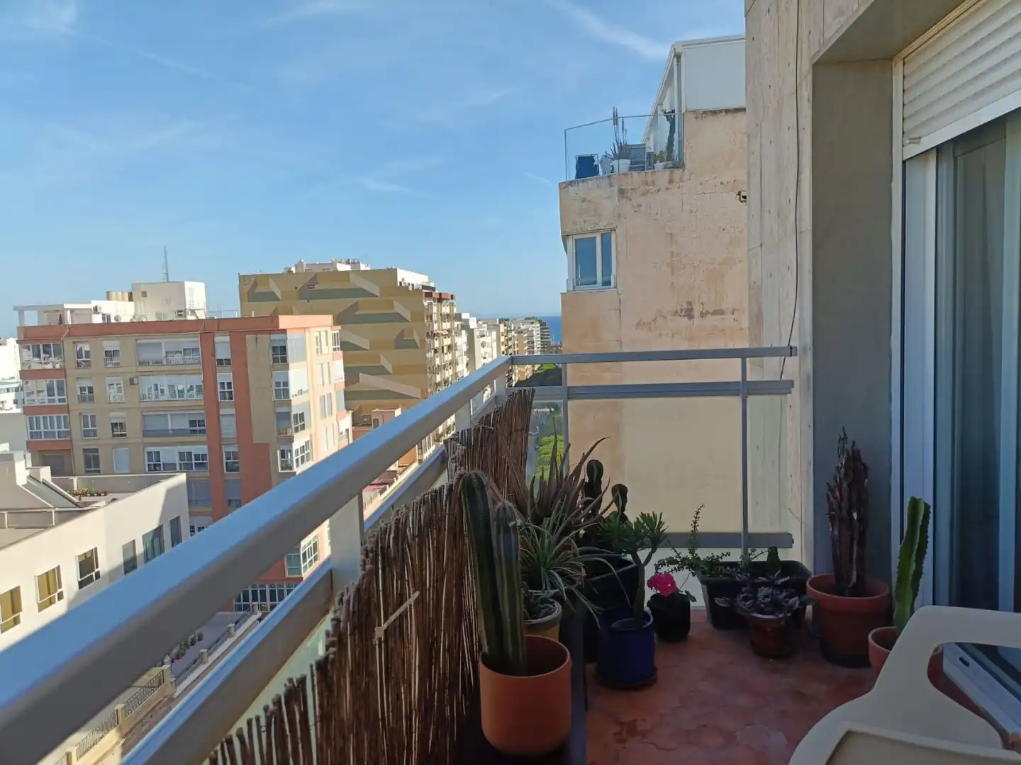 Terraza de Piso de alquiler en Almería con Aire acondicionado y Amueblado