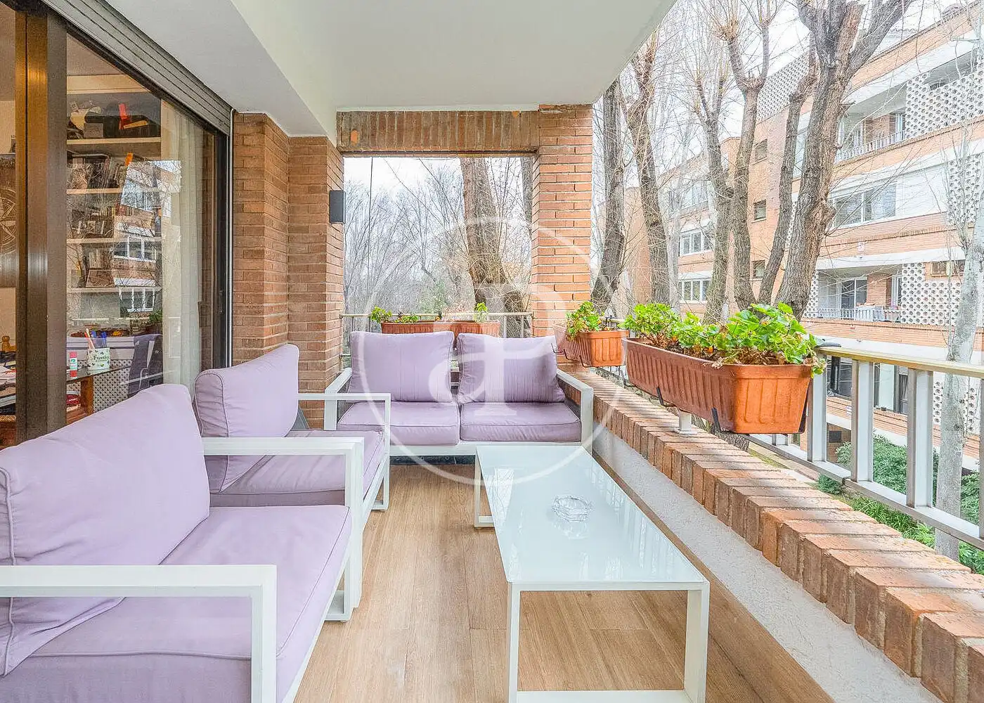 Terrace of Flat for sale in La Moraleja  with Air Conditioner, Heating and Private garden