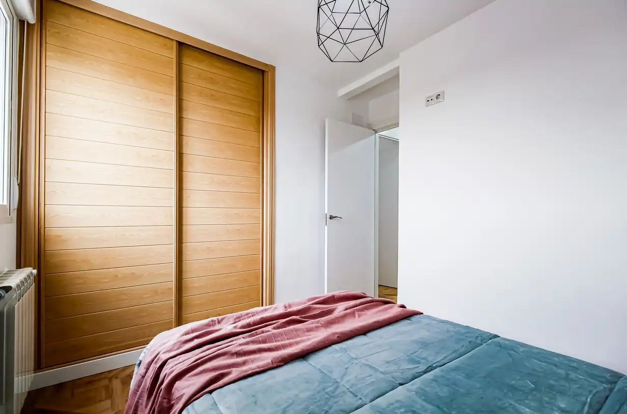 Bedroom of Flat for sale in Madrid  with Air Conditioner, Heating and Terrace