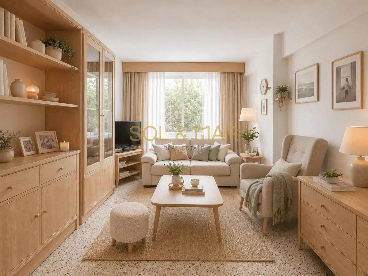 Wohnzimmer von Wohnung zum Verkauf in Torremolinos mit Heizung, Terrasse und Möbliert