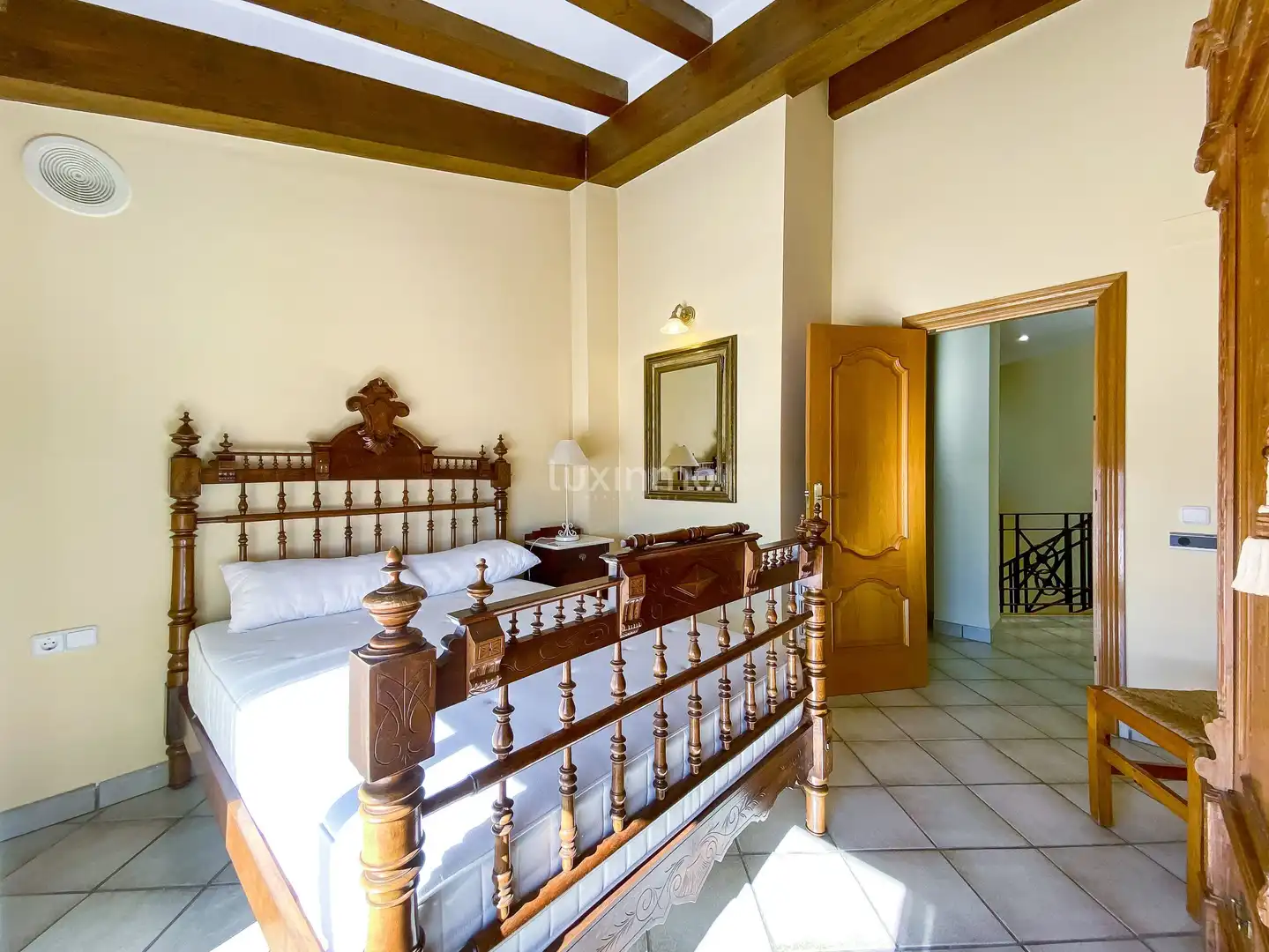 Bedroom of Houses for sale in Calpe / Calp  with Air Conditioner, Heating and Terrace