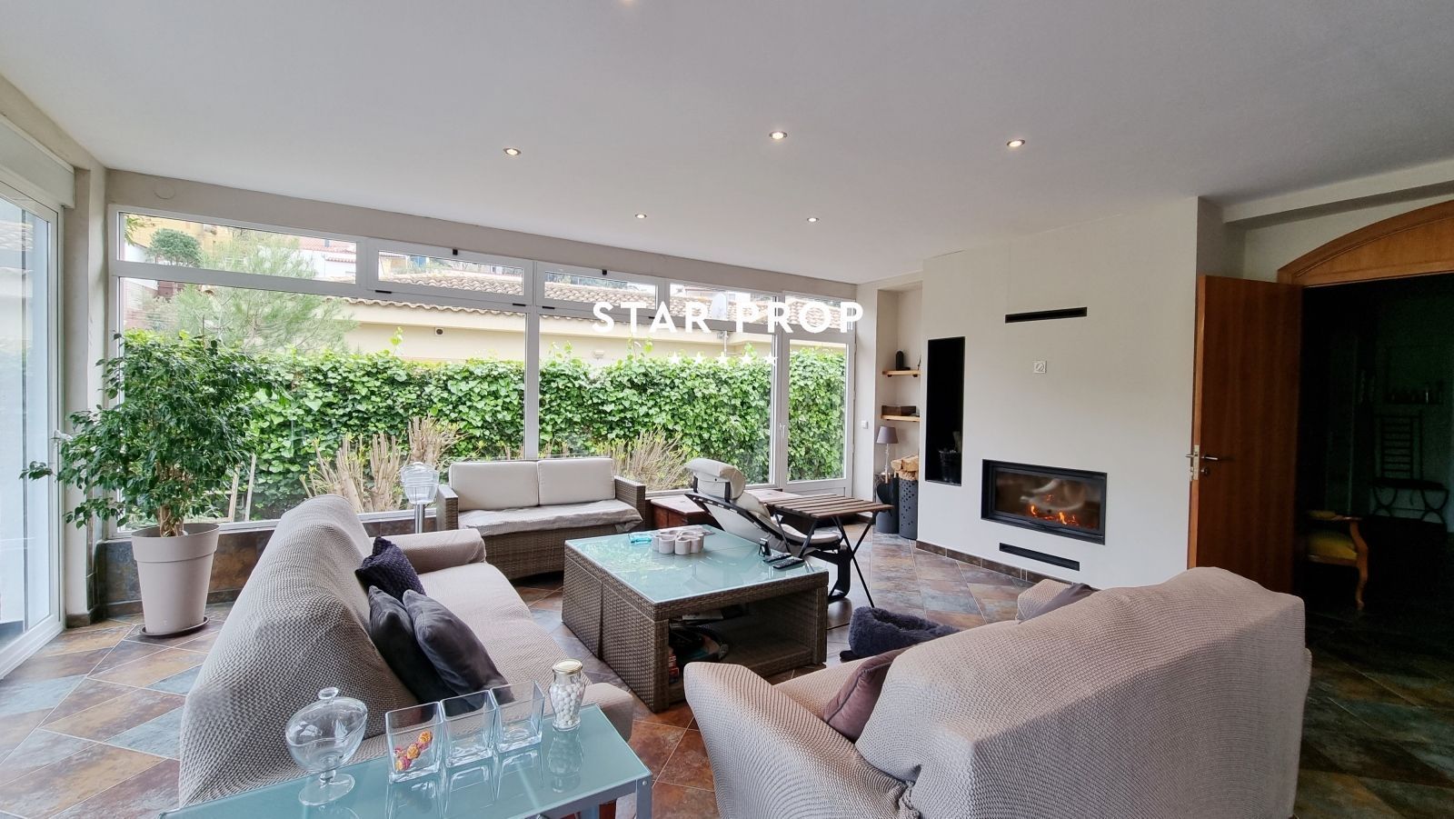 Sala de estar de Casa o chalet en venta en Colera con Aire acondicionado, Calefacción y Terraza