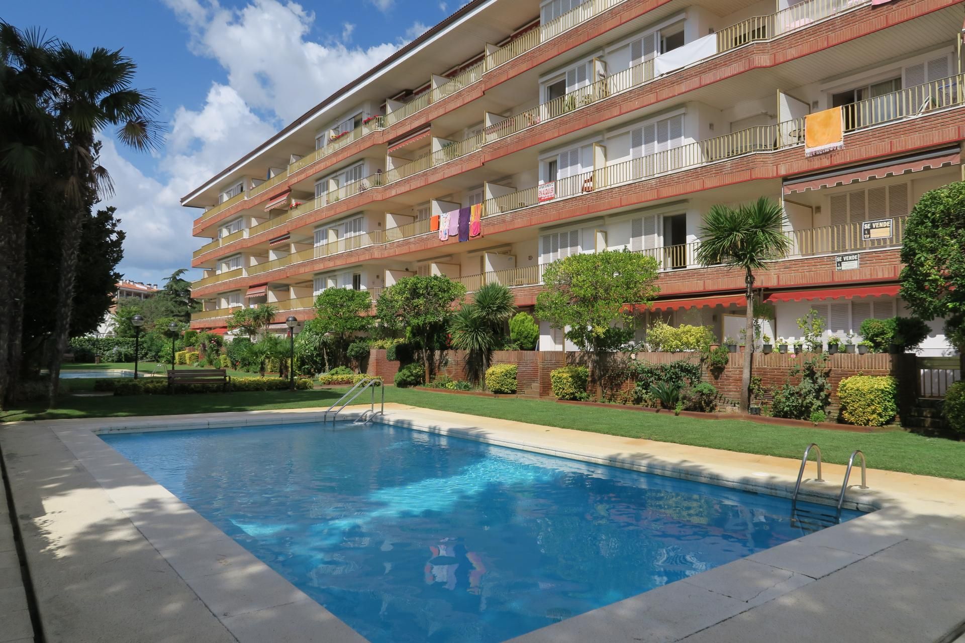 Swimming pool of Attic for sale in Lloret de Mar  with Heating, Private garden and Swimming Pool