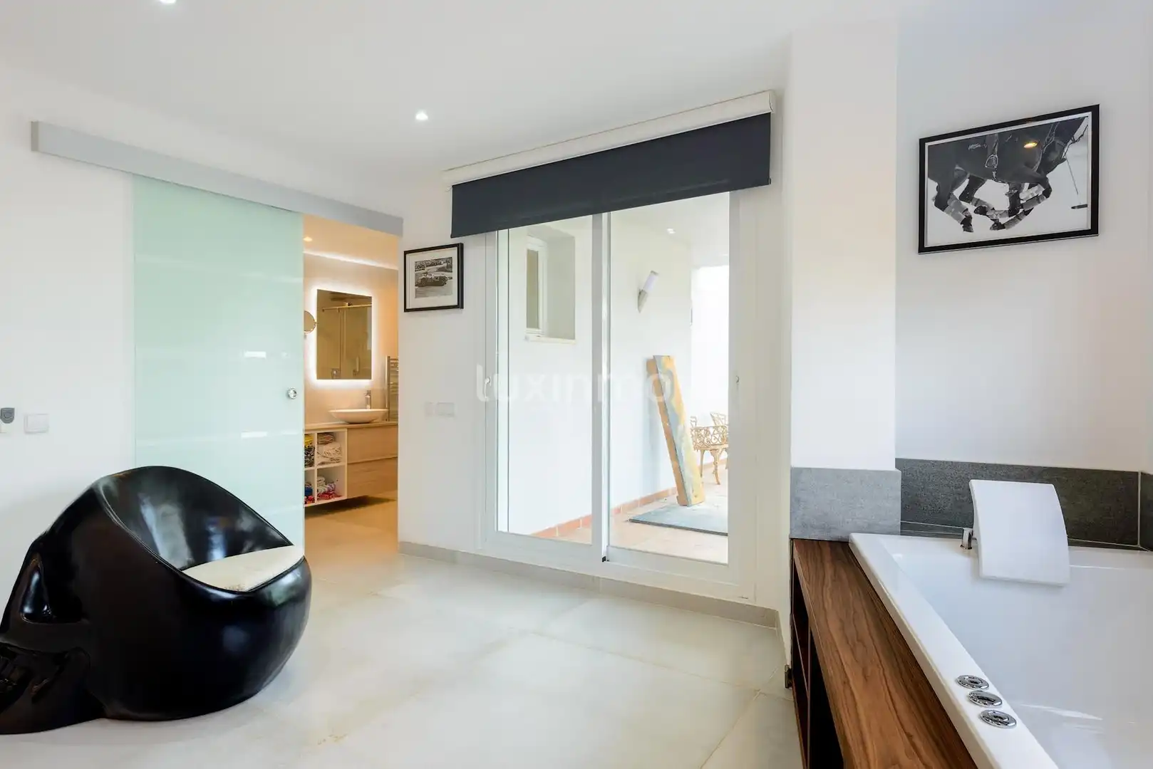Schlafzimmer von Erdgeschoss zum Verkauf in Eivissa mit Klimaanlage, Privatgarten und Terrasse