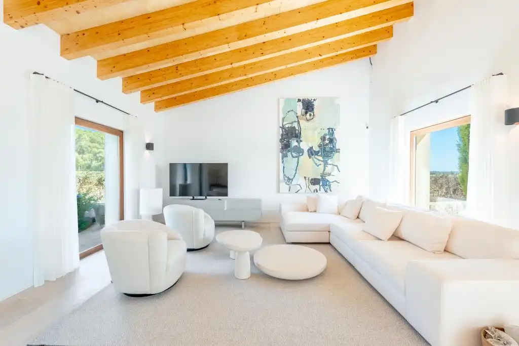 Living room of Houses for sale in Binissalem  with Heating, Private garden and Terrace