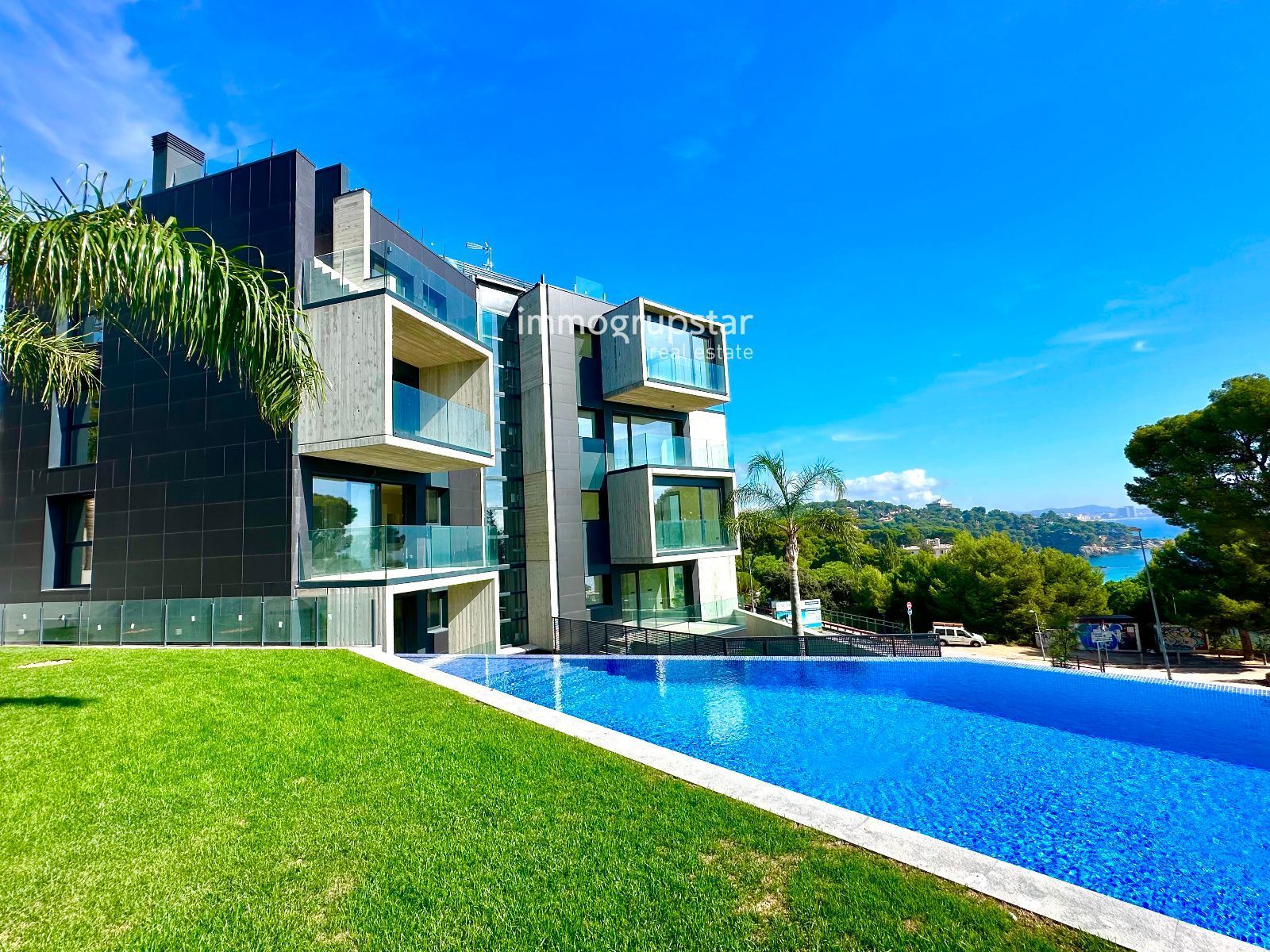 Vista exterior de Apartamento en venta en Calonge i Sant Antoni con Aire acondicionado, Calefacción y Terraza