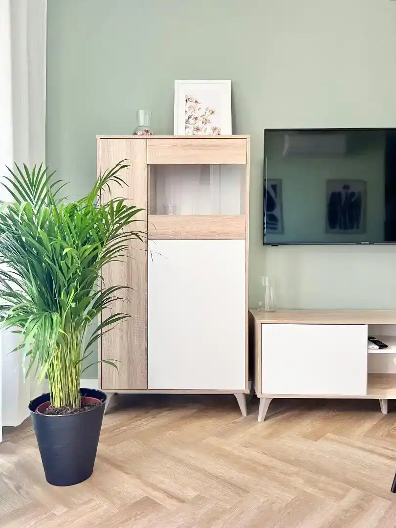 Wohnzimmer von Wohnungen zur Miete in Benalmádena mit Klimaanlage