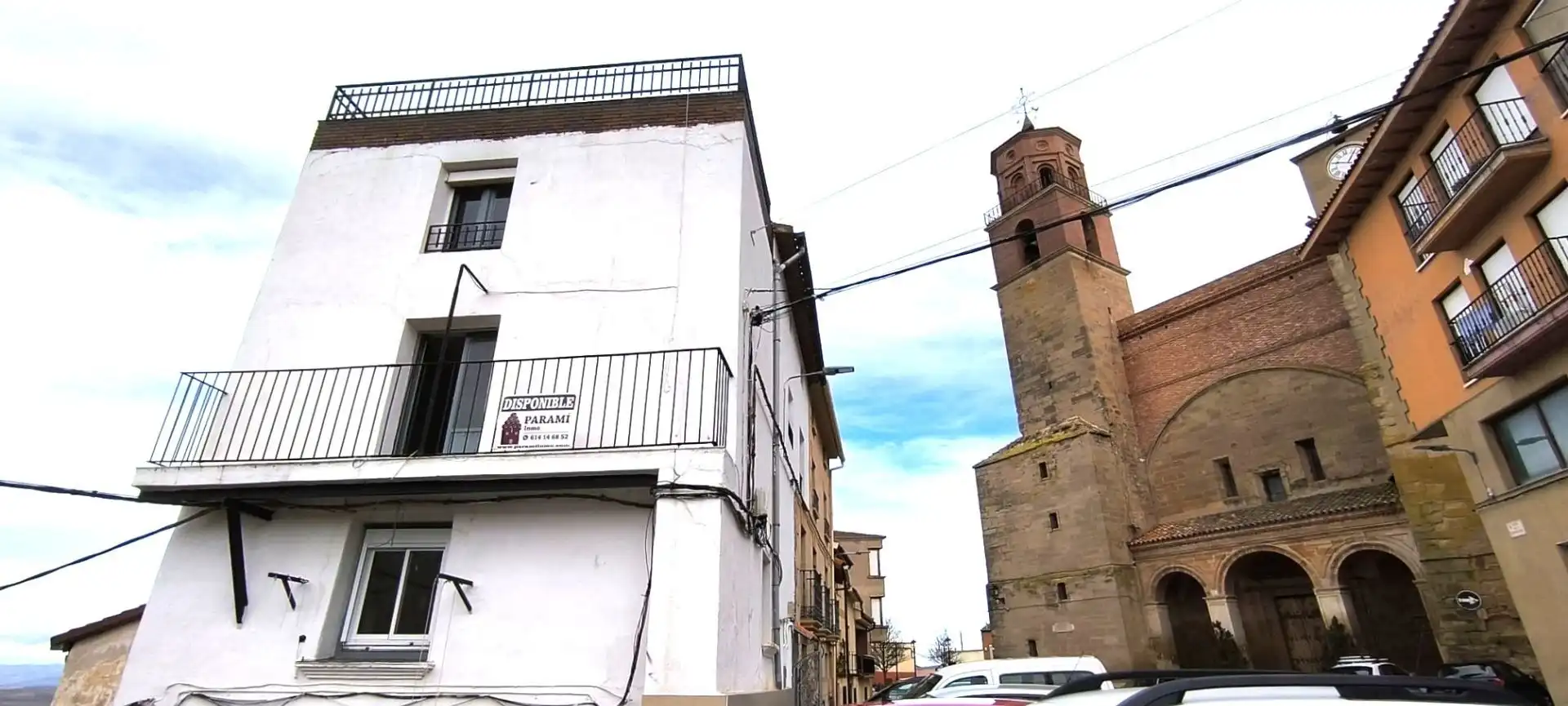 Vista exterior de Casa o chalet en venta en Ausejo con Terraza y Trastero