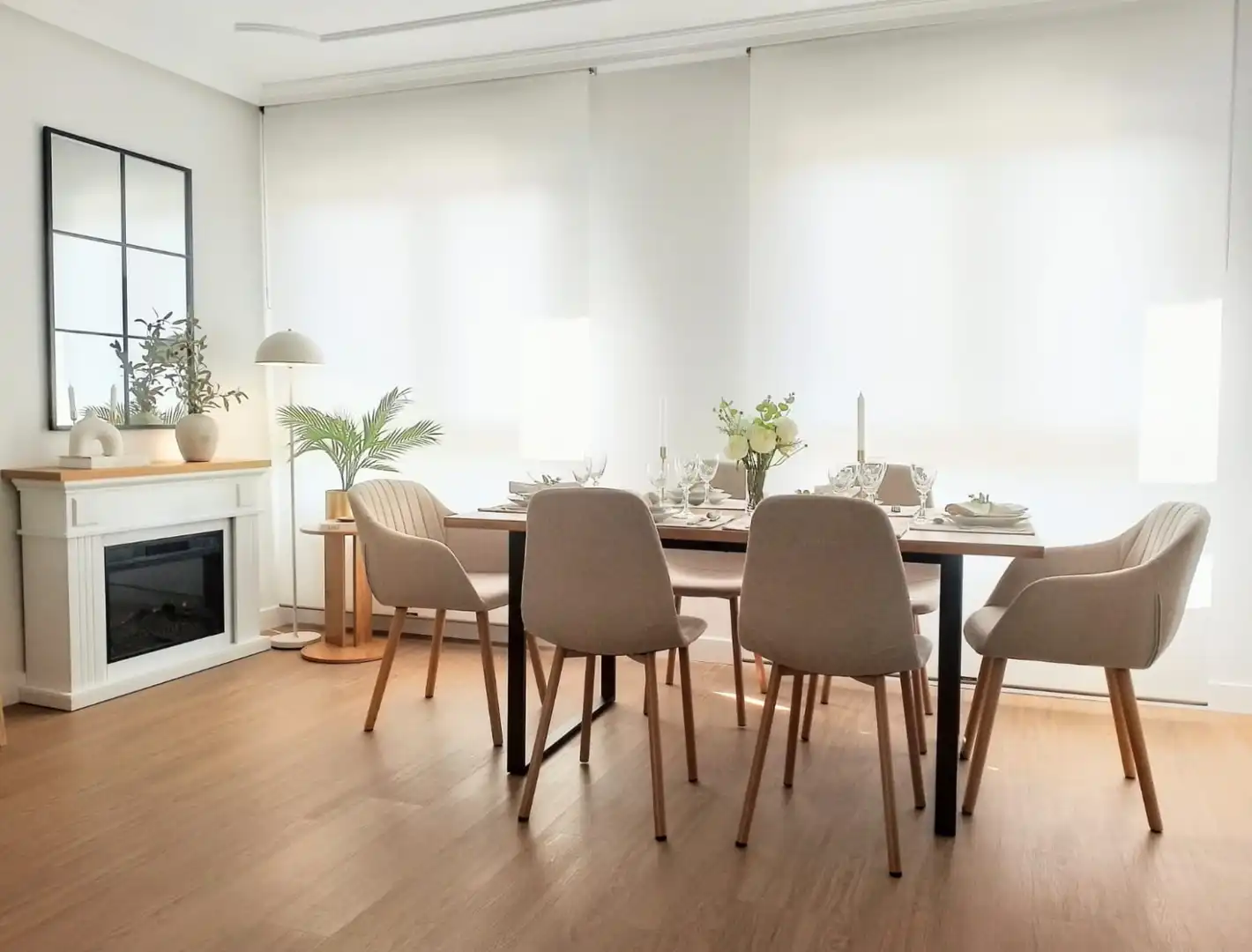 Comedor de Piso de alquiler en Gijón  con Calefacción y Amueblado