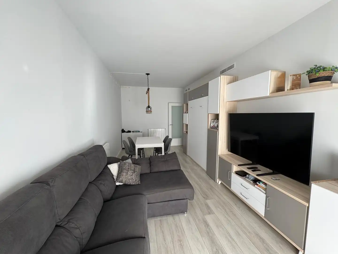 Sala d'estar de Pis en venda en Badalona amb Aire condicionat, Calefacció i Parquet