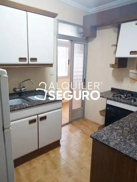 Küche von Wohnung zur Miete in Valencia mit Terrasse und Möbliert